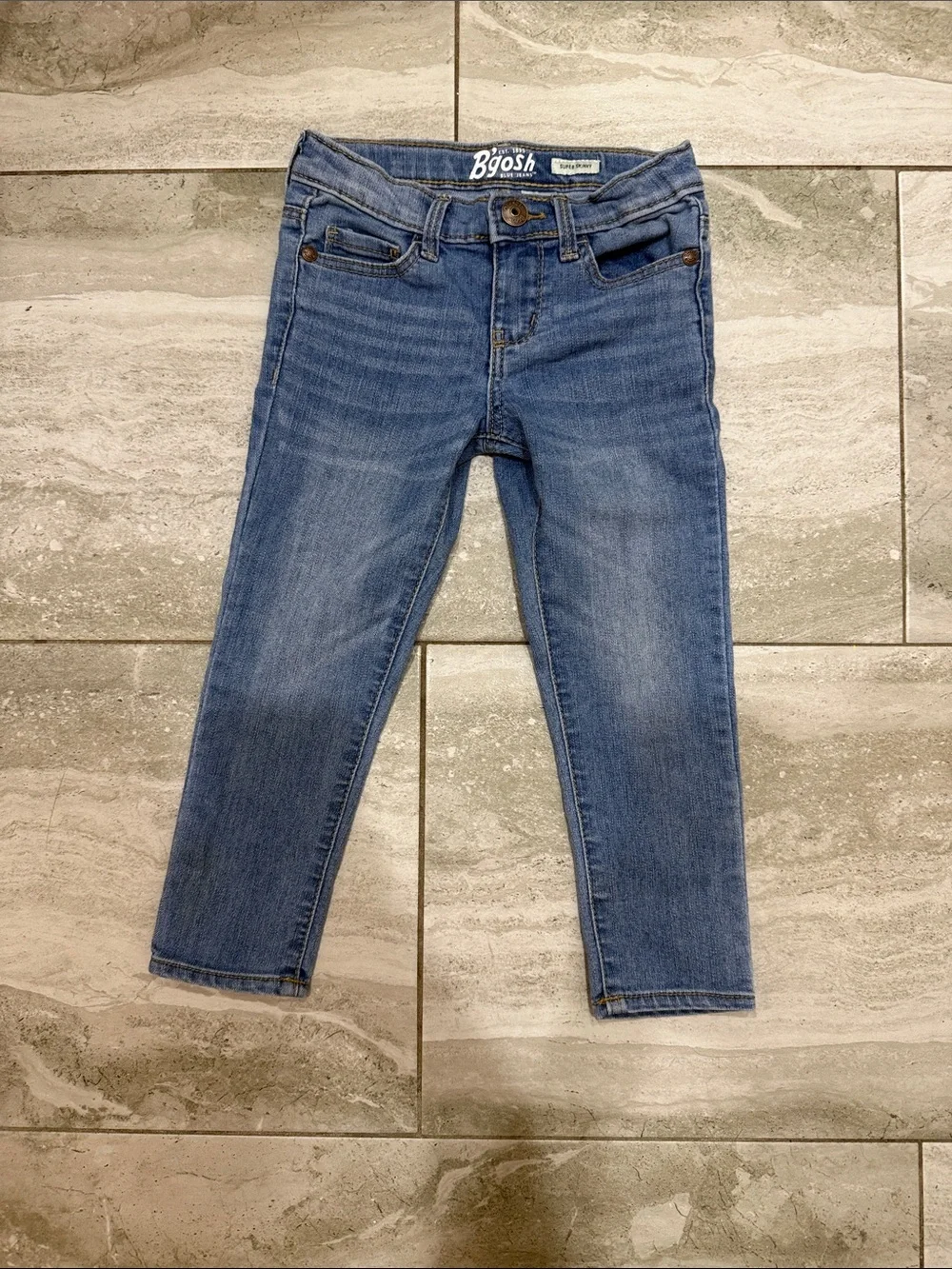 OshKosh B'gosh Medium Blue Straight-Leg Kids Jeans